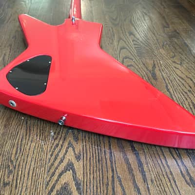 1985 Gibson Explorer Bass - Ferrari Red w/ OHSC image 14