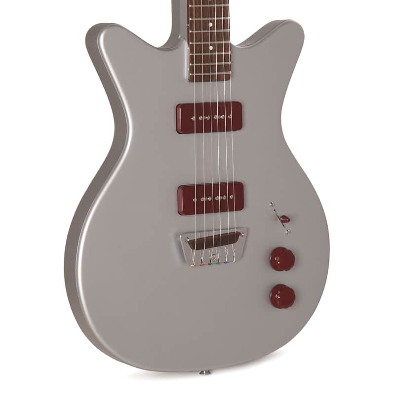 Danelectro Dan O. Mano Electric Guitar Silver