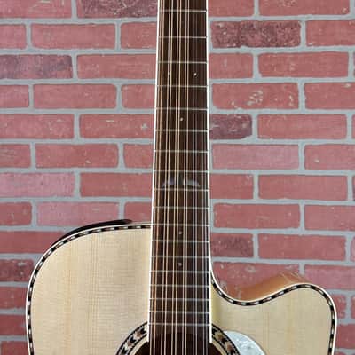 Takamine GD74CE-12U Dreadnought Cutaway 12-String Acoustic-electric Guitar - Gloss Natural image 7