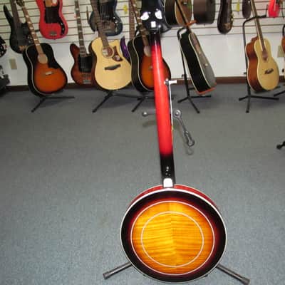 Washburn Americana B16 5-string Resonator Banjo - Tobacco Sunburst with Hard Case image 6