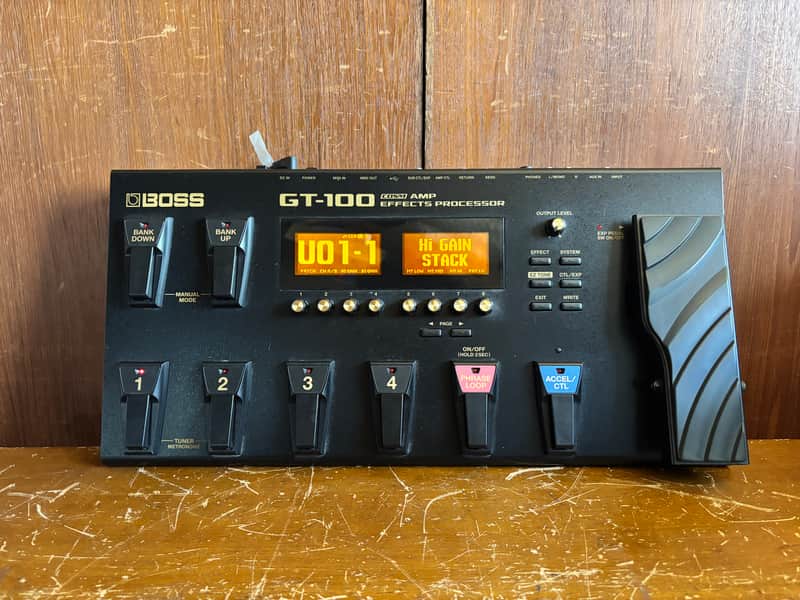 Boss GT-100 Multi Effects and Amp Modelling Guitar Pedal ver.2 image 1