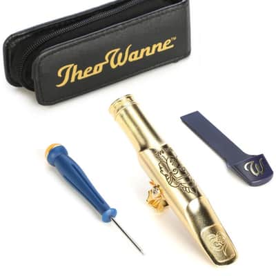 Theo Wanne Brahma Baritone Saxophone Mouthpiece - Gold-plated  7* image 2