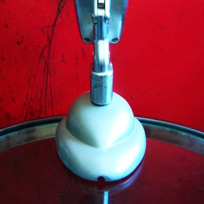 Vintage 1950's Shure 51 dynamic Microphone w A84B adapter & Shure S-36 mic stand DISPLAY Nat King Cole image 9
