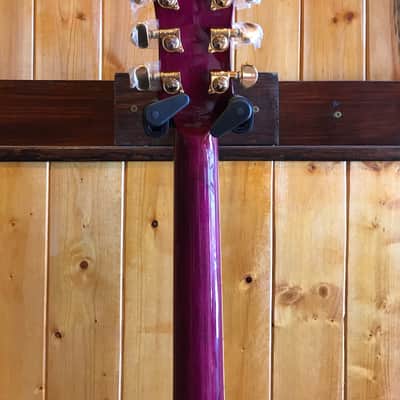 Wolf WLP 750T Electric Guitar - Trans Purple w/Hard Case image 12