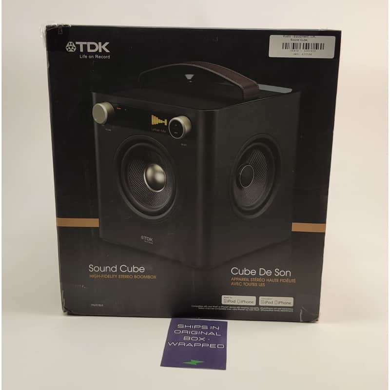 TDK Sound Cube TP6701BLK Speaker - New Open Box image 1