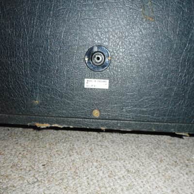 Marshall 1960A 4x12" Angled Guitar Speaker Cabinet 1977 Black image 5