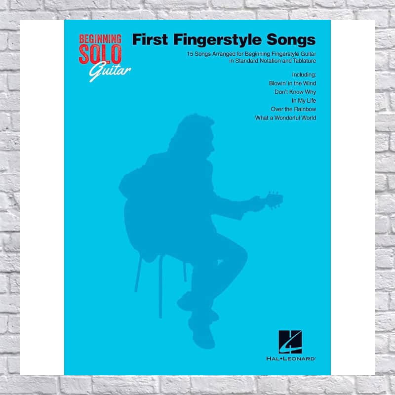First Fingerstyle Songs Beginning Solo Guitar Tab Music Book image 1