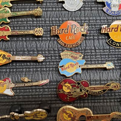 Hard Rock Cafe Hard Rock Guitar Pins image 3