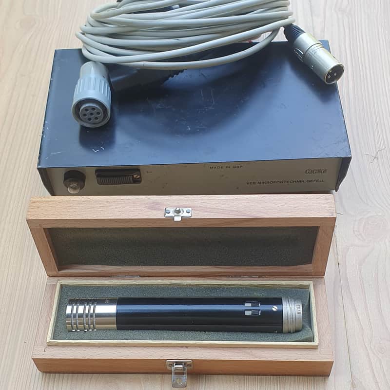 RFT Gefell (former Neumann) MV692 + M70 cardioid nickel capsule, phantomization on request image 1