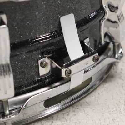 Ludwig LM404 Acrolite 5x14" Snare Drum Black Galaxy Vintage 1980's #2 image 7