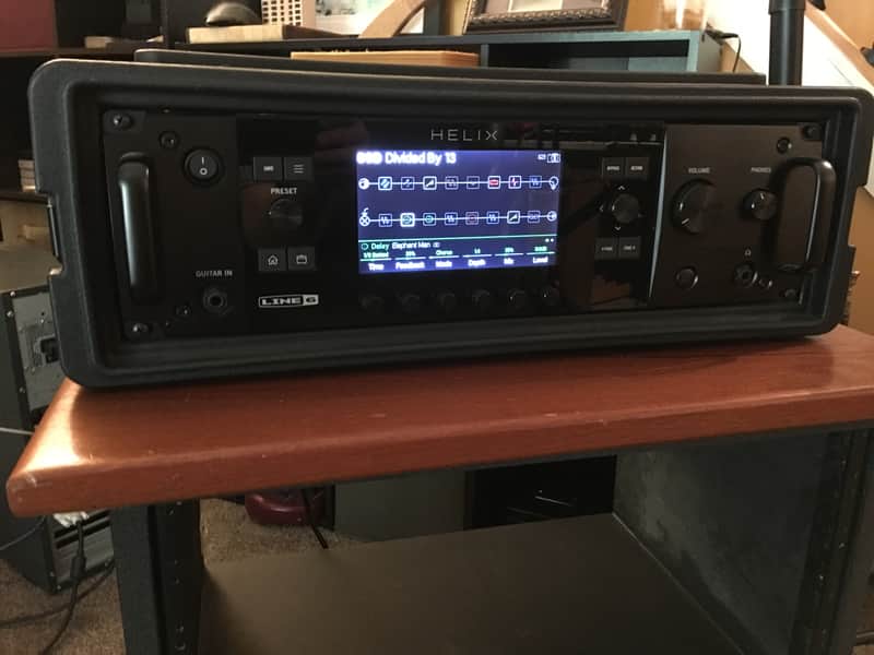 Line 6 Helix Rack in SKB rack case image 1