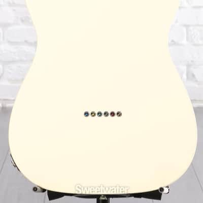 Squier Affinity Series Telecaster Thinline Electric Guitar - Olympic White with Laurel Fingerboard (TeleTLAFOWd4) image 2