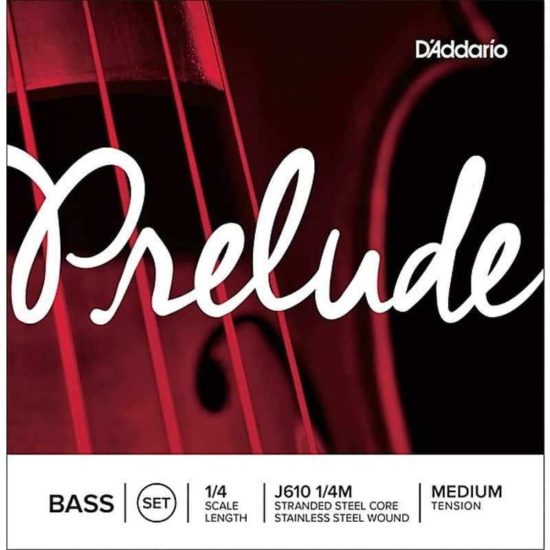 D'Addario J610 Prelude Double Bass String Set - 1/4 Size Medium Tension Bild 1