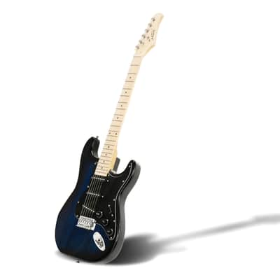 Glarry GST Electric Guitar Blue image 10