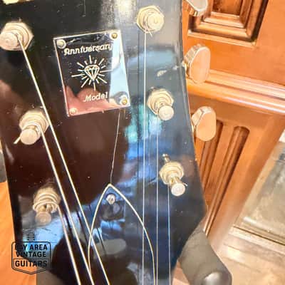 1966 Gretsch Double Anniversary 6117- Golden Sunburst – w/ Original HS Case, Strap & Cord! image 8