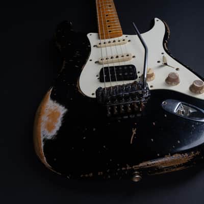 Fender Jason Smith Masterbuilt 1956 Stratocaster Ultimate Retro Floyd 2012 - Black image 10