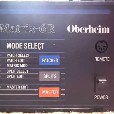 Oberheim Matrix 6R Rackmount 6-Voice Synthesizer 1986 - Black image 2
