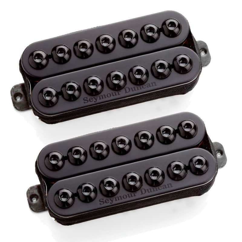 Seymour Duncan Invader 7 String Passive Mount Humbucker set - black image 1