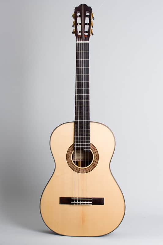 Jorge Menezes  Hermann Hauser Style Classical Guitar (2023), ser. #106, black hard shell case. image 1