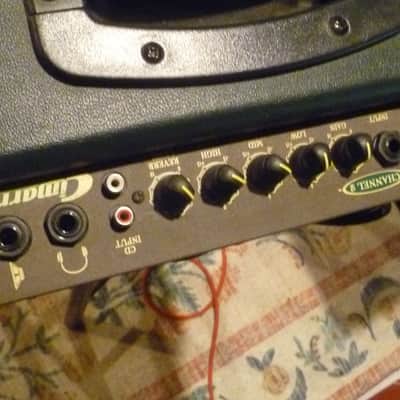 Crate Cimarron CA15 12-Watt 1x8" Acoustic Guitar Combo 2000s - Green image 2