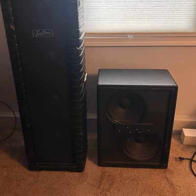 Kustom Tuck N’ Roll 4x12 CTS speaker cabinet 1960s - Black leather image 6