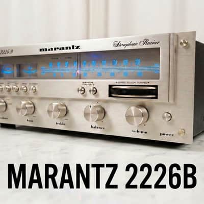 🎶✨ Marantz 2226B Vintage Stereo Receiver — Serviced, LED Dial, Ultrasonic-Cleaned Knobs, 3-Hour Bench Tested image 1