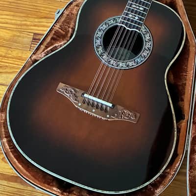 1981 Ovation 1658 Custom Legend 12-String  - Sunburst image 20