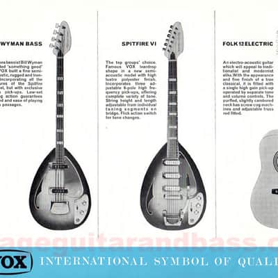 Vox Spitfire Mk.VI Teardrop 1965 Sunburst image 11