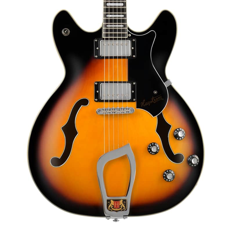 Hagstrom Viking Semi-Hollow Electric Guitar - Tobacco Sunburst - Open Box image 1