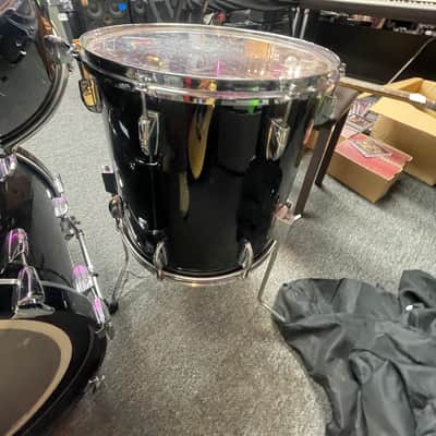 Yamaha Tour Custom 4-piece Shell Pack - Black Lacquer 1980's image 7