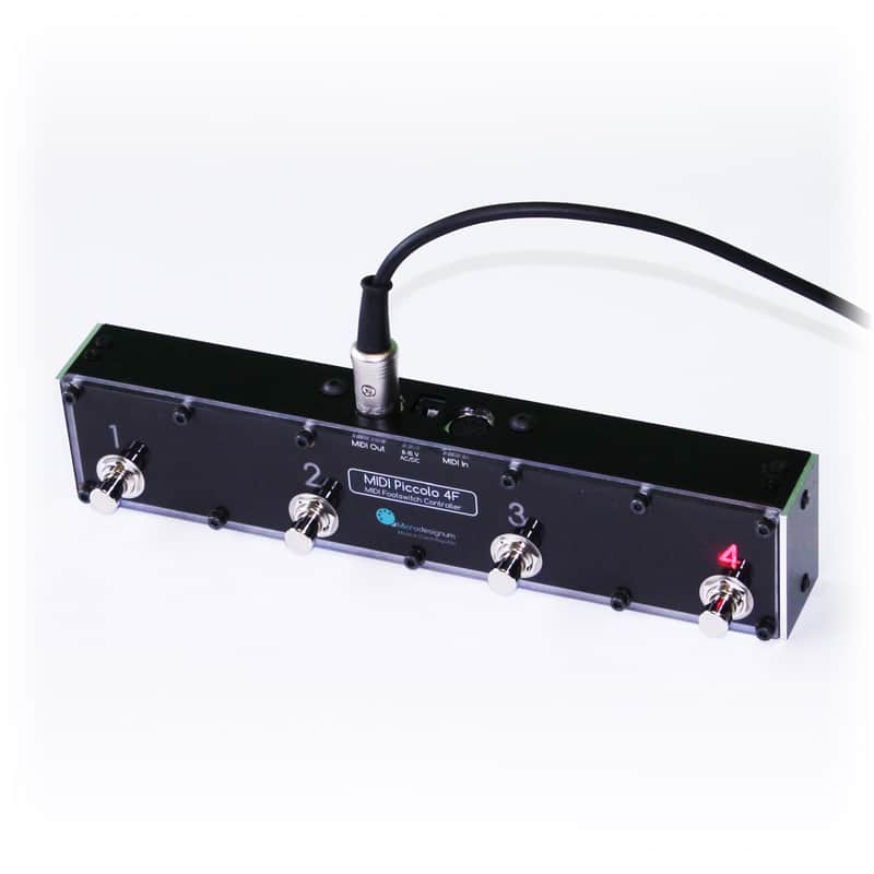 Microdesignum MIDI Piccolo 4F miniature foot controller image 1