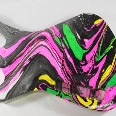 Swirled 7 String Fireman Guitar body Hipshot fits Ibanez RG Necks P713 image 2