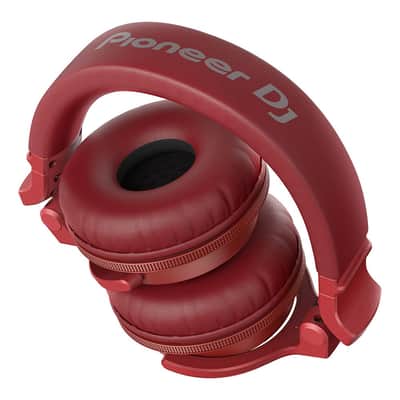 Pioneer DJ HDJ-CUE1BT-R Headphones W/Wireless & Bluetooth Pro-Inspired Sound-Red image 5