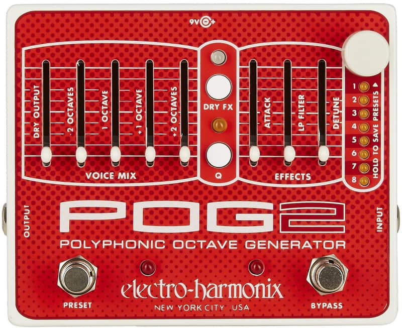 Electro Harmonix Pog 2 Polyphonic Octave Generator image 1