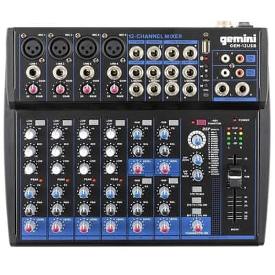 GEM-12USB: Compact 12 Channel Bluetooth Mixer image 2