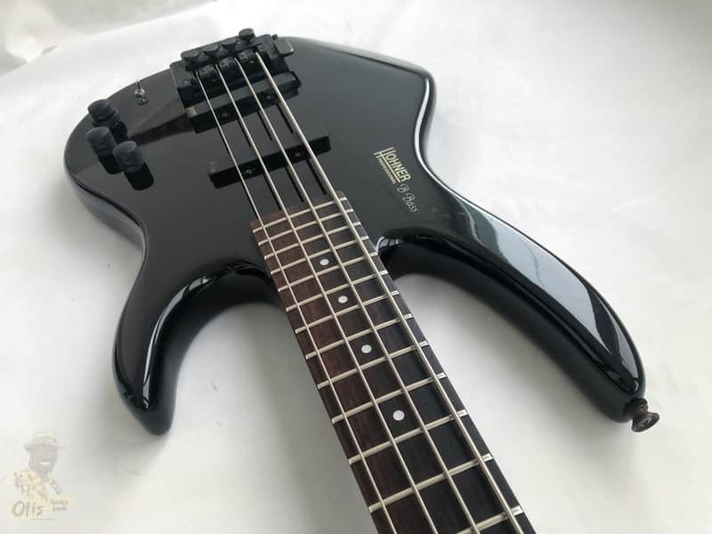1990 Hohner Professional B Bass IV Stealth Black | Reverb Canada