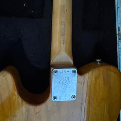 Fender Telecaster 1966 - Refinished Blond (Original Custom Red) image 3