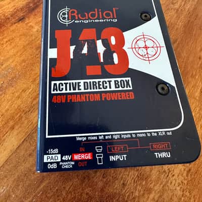Radial J48 Active Direct Box 2010s - Blue image 1