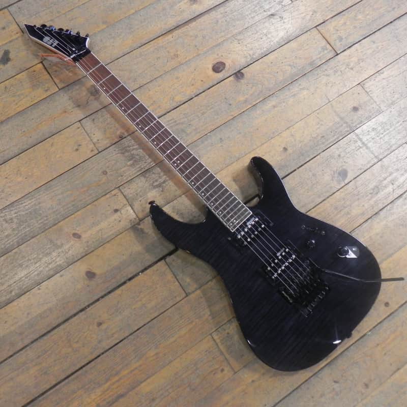 ESP LTD M-200 FM See Thru Black with Jatoba Fretboard image 1