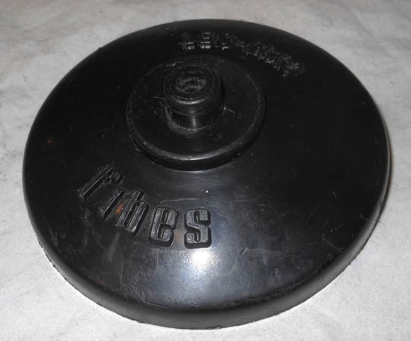 Vintage 1975 FIBES "CYM-SET" plastic cymbal cup assembly image 1