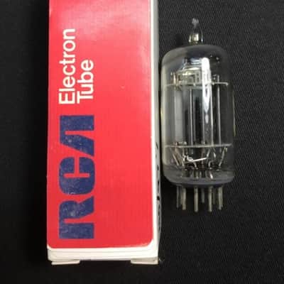RCA 5687 Black Plates AUDIO PREAMPLIFIER VACUUM TUBE Tested USA 4.2923-D image 1