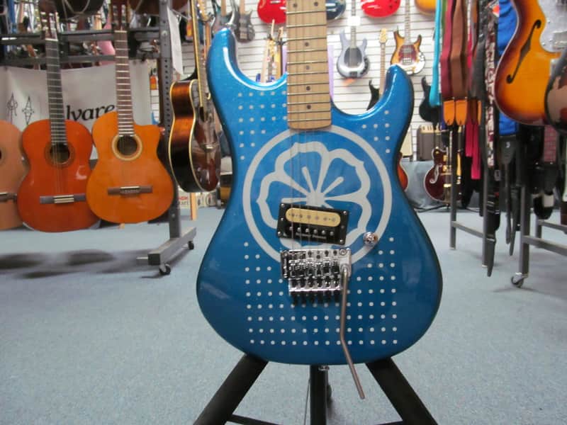 Kramer Baretta Custom Graphics 2021 - White Lotus Candy Blue *FREE SHIPPING image 1