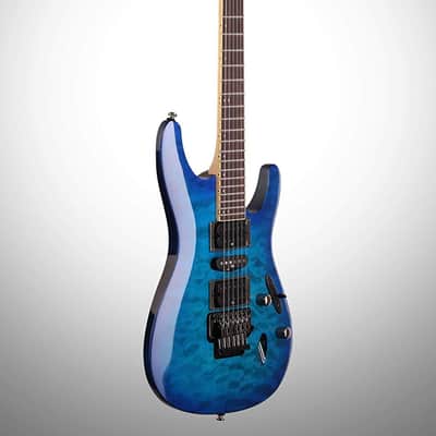 Ibanez S670QM S Series Electric Guitar Sapphire Blue image 8