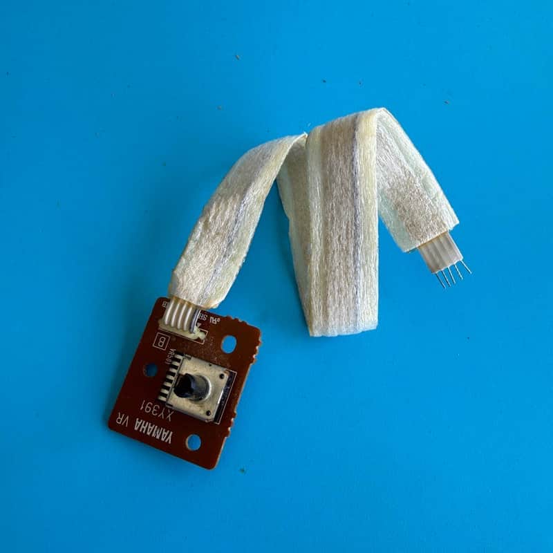 YAMAHA PSR-260 Keyboard Part: Volume Pot & PCB Circuit Board [XY391] image 1