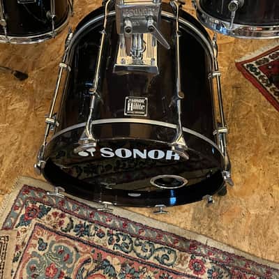 Sonor Hilite 20/10/14 Drum Set – Dark Violet – Vintage German Maple – EV Mics & dDrum Triggers image 2