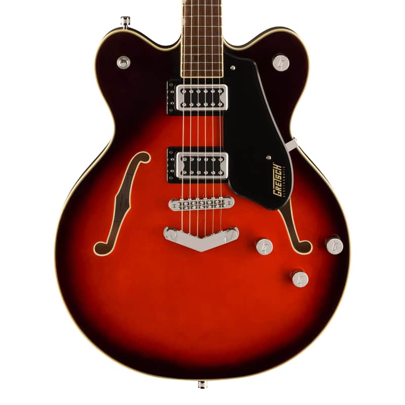 Used Gretsch G5622 Electromatic Center Block DC w/V-Stoptail - Claret Burst image 1