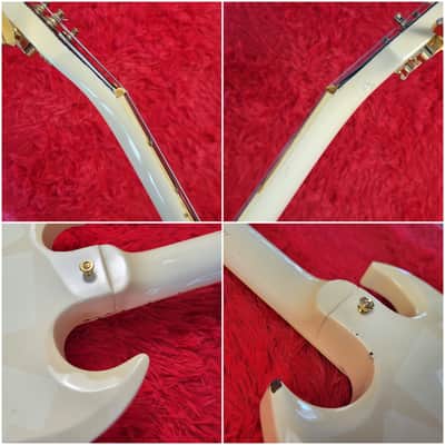 Bacchus BSG-68V SG Standard 1998  - Vintage Series - White  - Made In Japan MIJ image 12