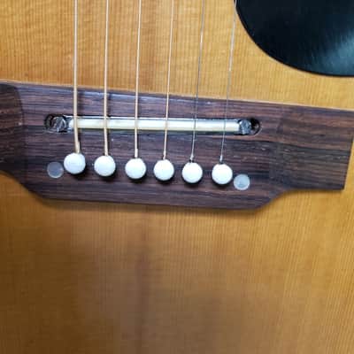 1975 Air Line Adjustable Bridge Dreadnought Flat Top Western Guitar Original Soft Shell Case image 3