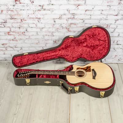 Taylor - (2025) 354ce - 12 String Acoustic-Electric Guitar -Sapele/Sitka - V-Class Bracing - Natural - w/ Hardshell Case - x5025 image 10