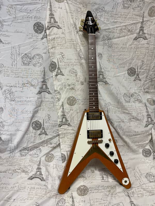 2008 #1 of 100 Gibson 50th Anniversary 1958 Korina Flying V First Ever Made In Custom Shop One of Historic Makeover Kim LaFleur’s Favorite Creations! image 1